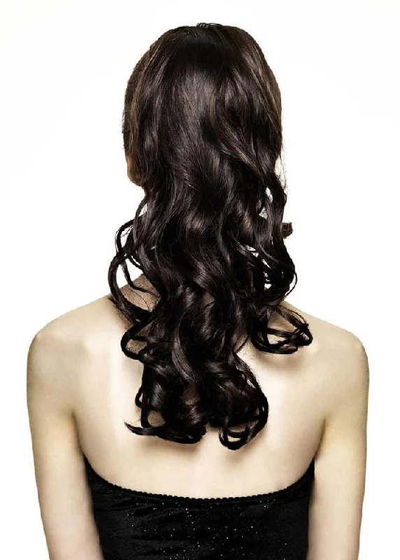 Ponytails with a middle - part for a classic and elegant styleLily Ponytail