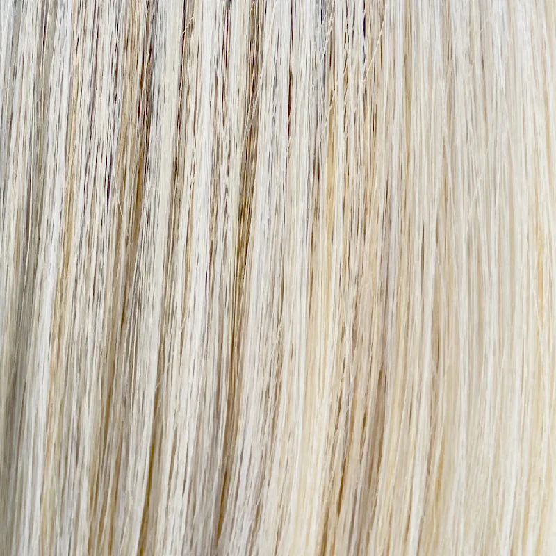 Crushed Almond Blonde-R | 14/17/101+18 | Creamy, cooler blend of light to medium sandy blonde with chunky highlights of light ash blonde and platinum creating soft neutral light blonde with light and medium blended root color.