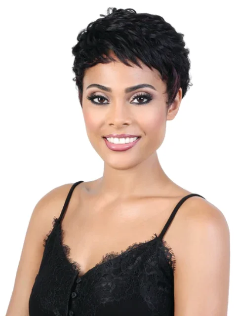 Synthetic short wig with a natural - looking shineMotown Tress Curlable Premium Synthetic Wig - VOGUE