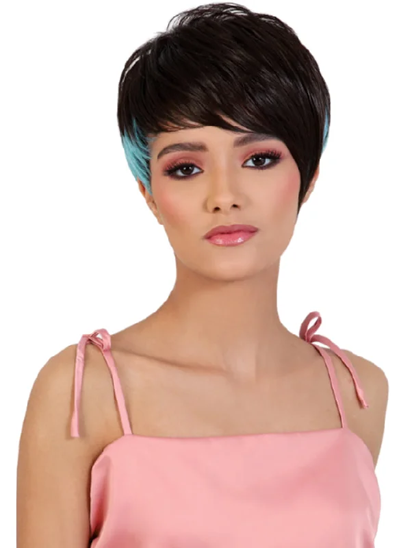 Petite short wig designed for a more delicate frameMotown Tress Premium Collection Day Glow Wig - KATHY