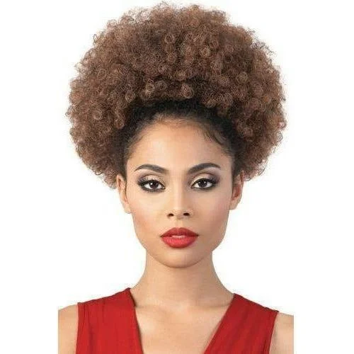 Blonde - colored ponytails for a sun - kissed and trendy lookMotown Tress Synthetic PonyDo Drawstring Ponytail – PD-Afro 9