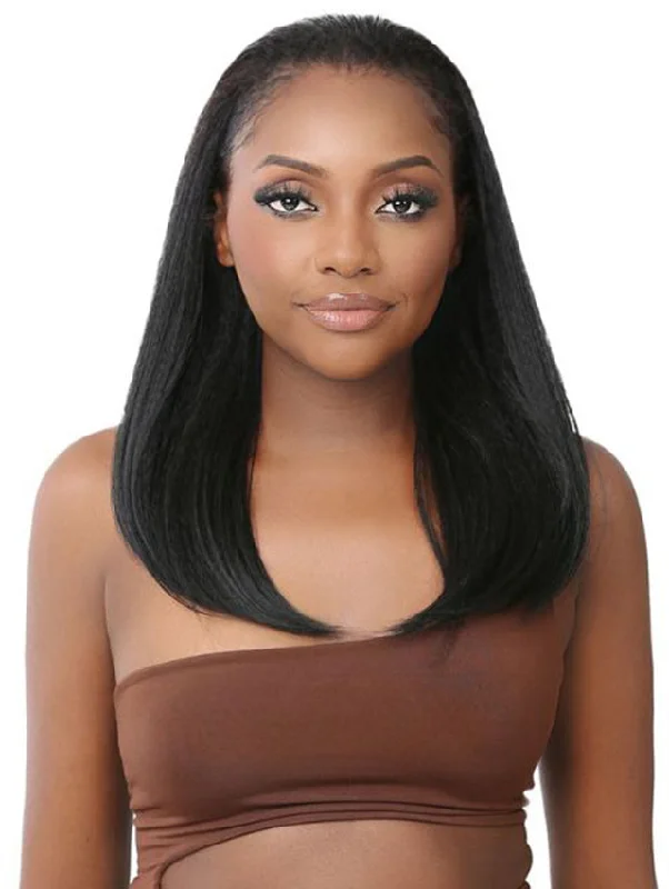 Layered short wig to add volume and dimensionNutique BFF Collection 100% Human Hair Mix Half Wig - HW DELTA