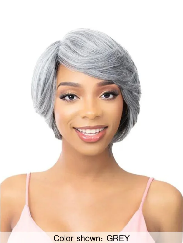 Layered short wig to add volume and dimensionNutique Premium Synthetic Full Wig - KAIRA