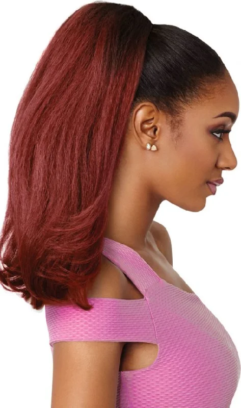 Extension ponytails with a secure elastic base for all - day comfortOutre Ponytail Neesha Body 16"