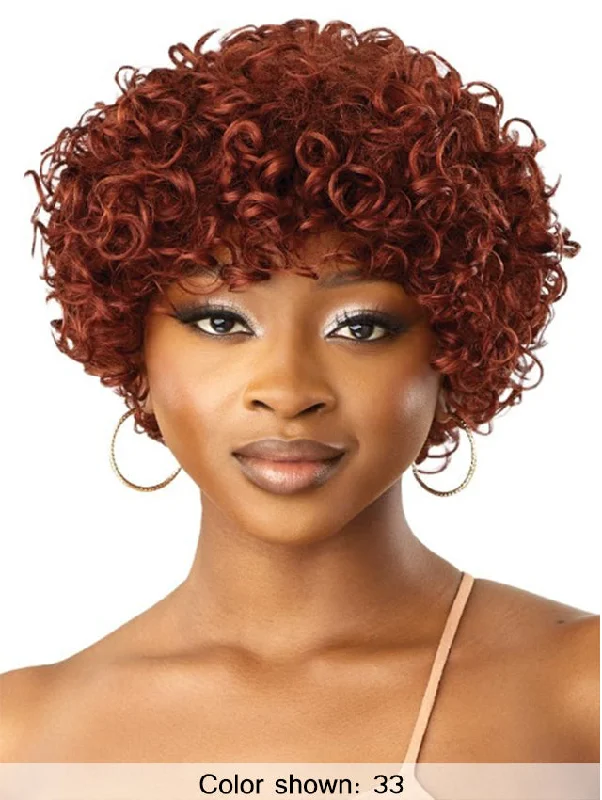 Synthetic short wig with a natural - looking shineOutre Premium Duby Human Hair Wig - HH-JILL