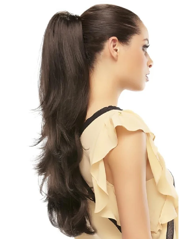 Human hair ponytails with a natural shine for a luxurious lookProvocative - Long Synthetic Ponytail Women Hairpiece