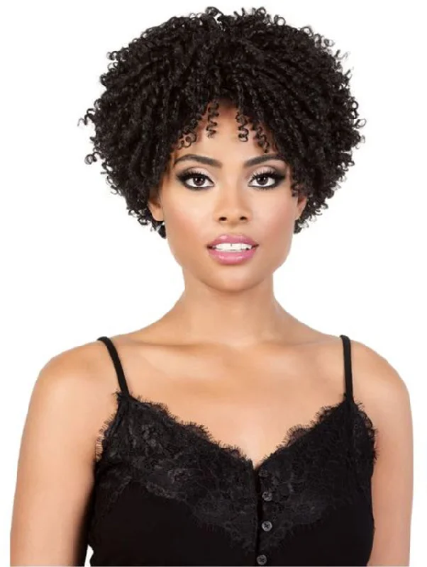 Lace - front short wig for a seamless and realistic hairlineSeduction Rose Signature High Temperature Fiber Wig - S.BIBI