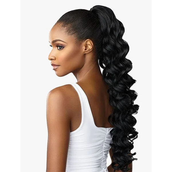 Braided ponytails with intricate patterns for an ethnic - inspired lookSensationnel Synthetic Lulu Pony - FIFI