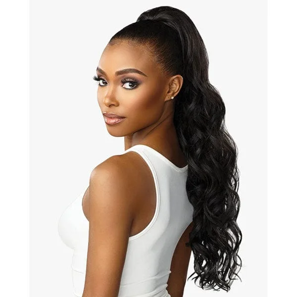 Synthetic ponytails with heat - resistant fibers for easy stylingSensationnel Synthetic Lulu Pony - SIMI