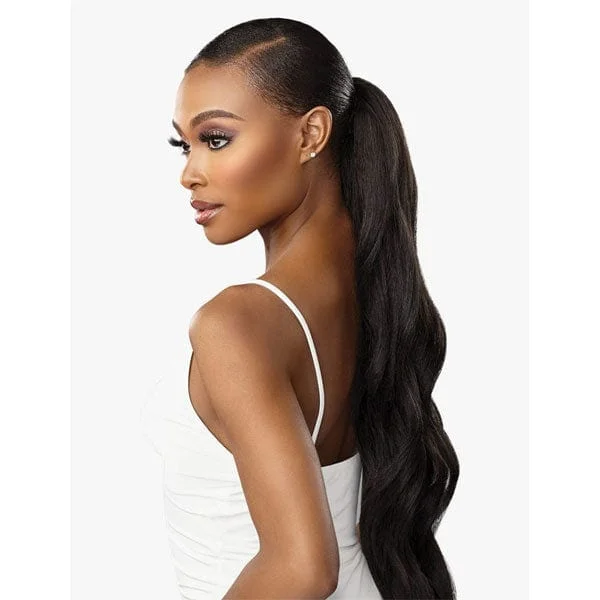 Braided ponytails with intricate patterns for an ethnic - inspired lookSensationnel Synthetic Lulu Pony - VIKI