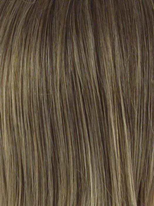 Frosted | A light brown at the roots with wheat blonde tips for that summer blonde look