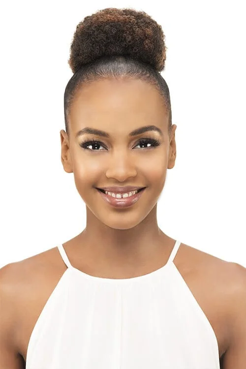 High - volume ponytails for a bold and glamorous appearanceVivica A Fox PB31-V Sassy and Classy Drawstring Ponytail Pocketbun Extension