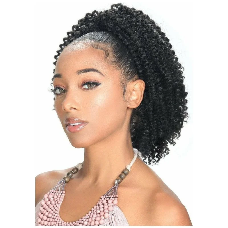 Straight ponytails with a sleek finish for a modern and polished lookZury Miss V Synthetic Drawstring Ponytail – Bohemian