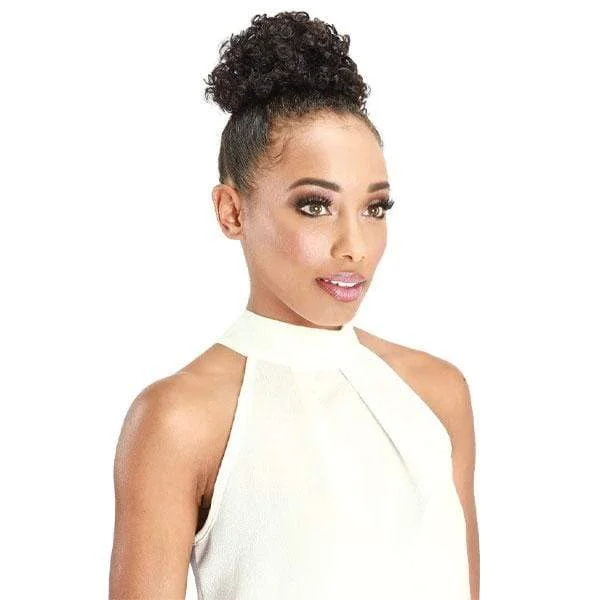 Straight ponytails with a sleek finish for a modern and polished lookZury Sis 100% Human Hair Coil Curl Ponytail - LADY COIL