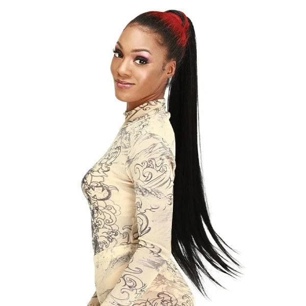 Low - profile ponytails for a sophisticated and understated styleZury Sis Synthetic Ponytail Hair- EZ CREATOR BRAID & BUN