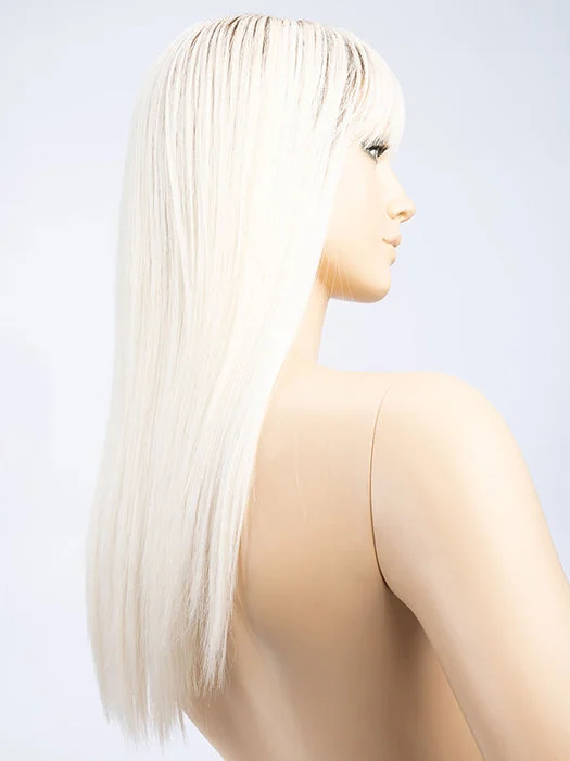 PLATIN BLONDE ROOTED | Winter White and Lightest Pale Blonde Blend with Shaded Roots