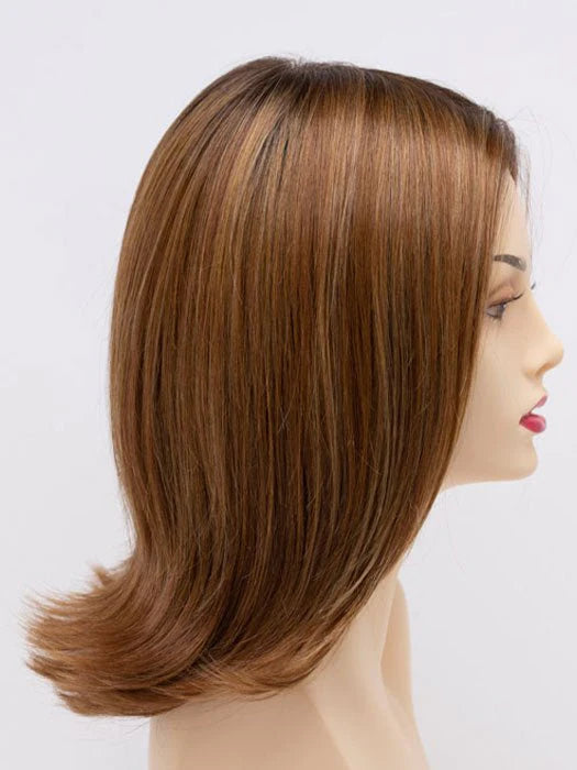 CREAMED COFFEE | Medium Brown roots and base with Cinnamon and Golden Blonde highlights