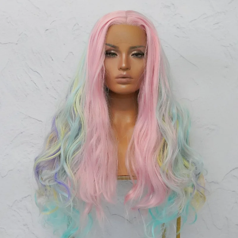 Human - hair long - length wig for a natural and luxurious feelIZZY Lace Front Wig