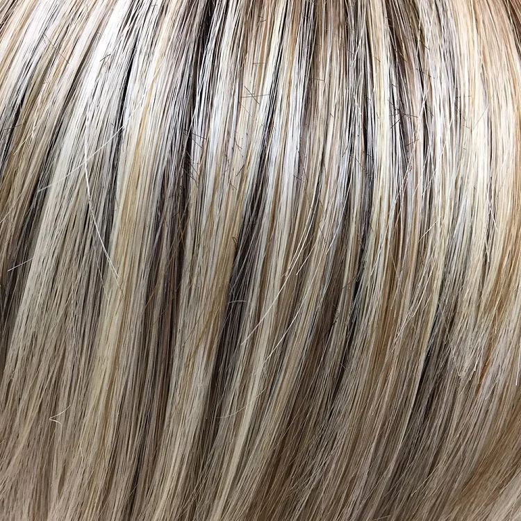 Butterbeer Blonde | 8R/19/23 | Medium brown root with a blend of sandy blonde, ash blonde and light  blonde