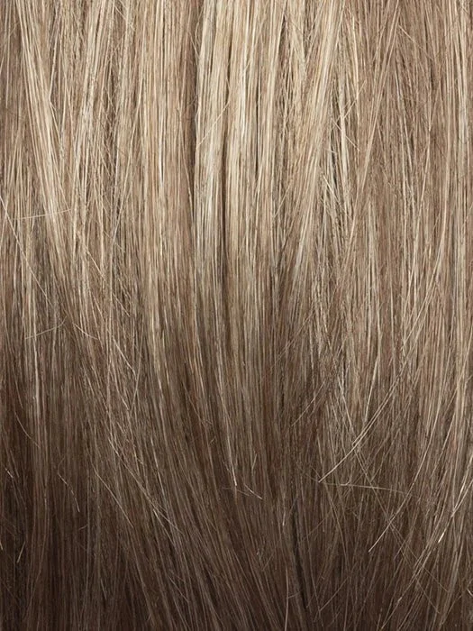 CASHMERE-BROWN-SR | Slightly Rooted Medium Beige Brown base with woven Velvet Blonde Highlights