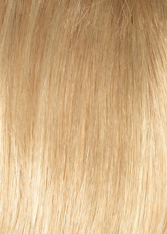 Medium Blonde | A soft golden blonde highlighted with bubbly champagne blonde