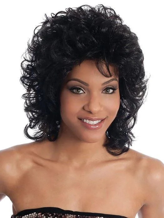 Adjustable - cap long - length wig for a comfortable fitOpus by Vivica Fox | Curly African American Wig | CLOSEOUT