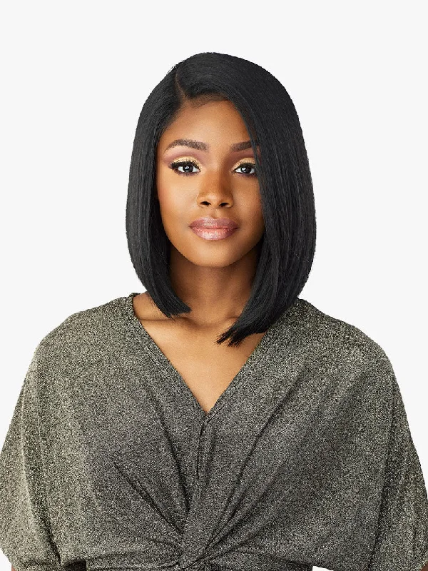 Medium - length wig with a pre - plucked hairline for a more natural lookSensationnel Synthetic Hair Butta Lace Front Wig BUTTA UNIT 1 (discount applied)