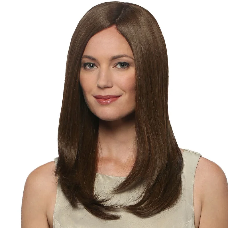 Long - length wig with a wispy fringe for a soft and feminine lookTREASURE WIG